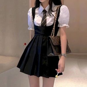 [SOLD ON DEPOP] KOREAN STYLE SCHOOL GIRL UNIFORM